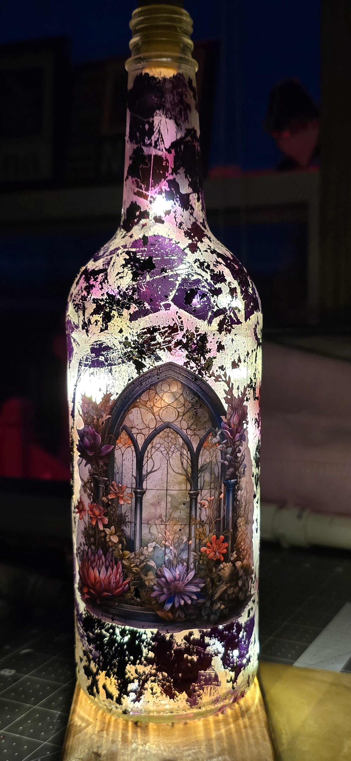 Lighted bottle-Window