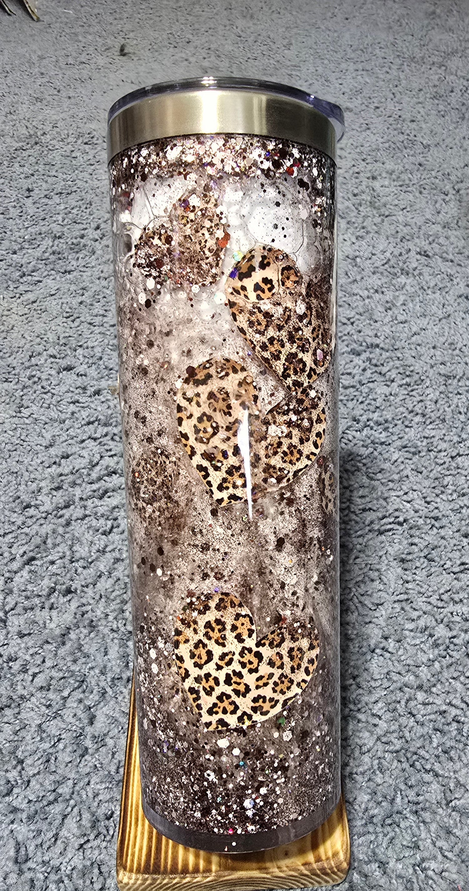 20oz Glitter Snow Globe Tumbers