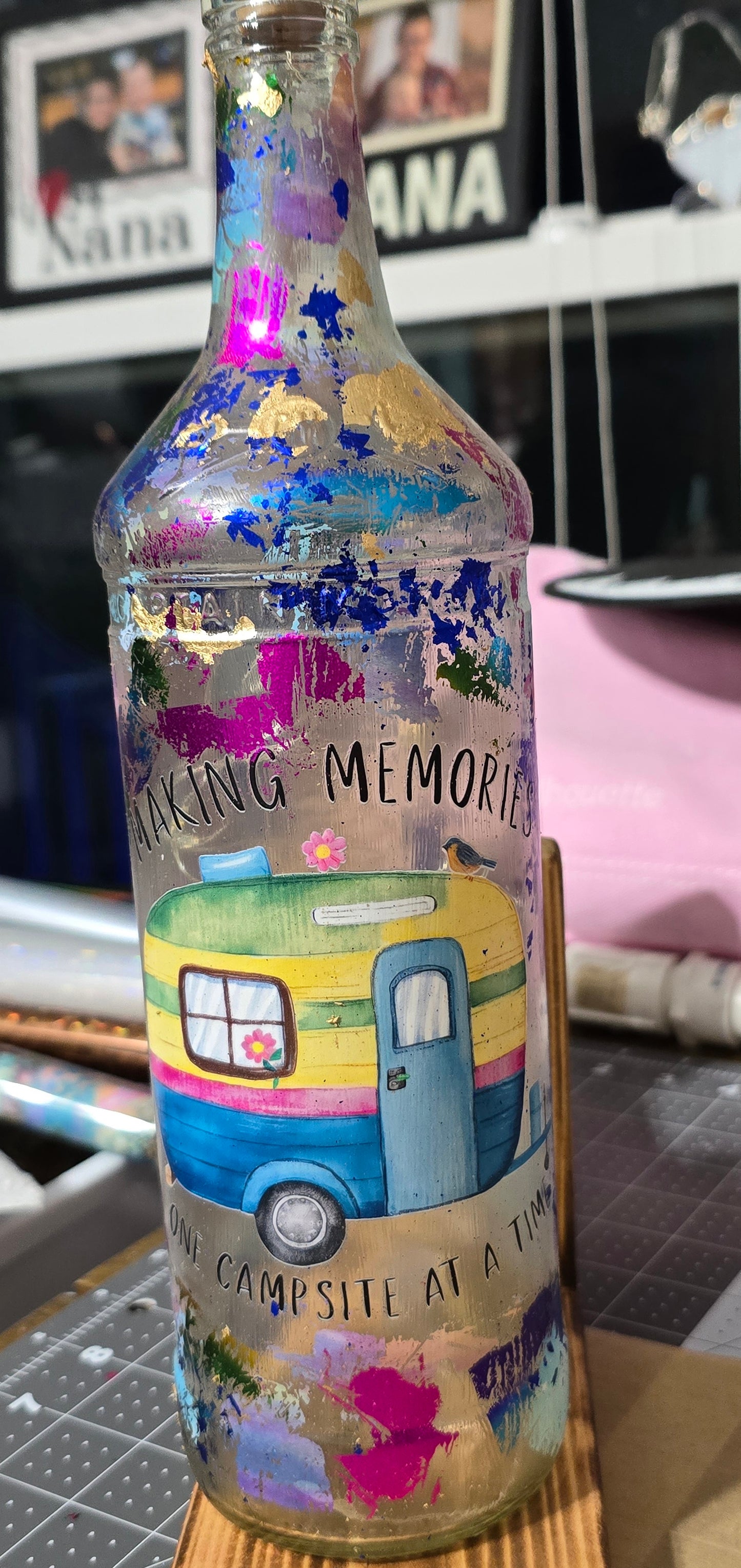 Lighted bottle-Camping