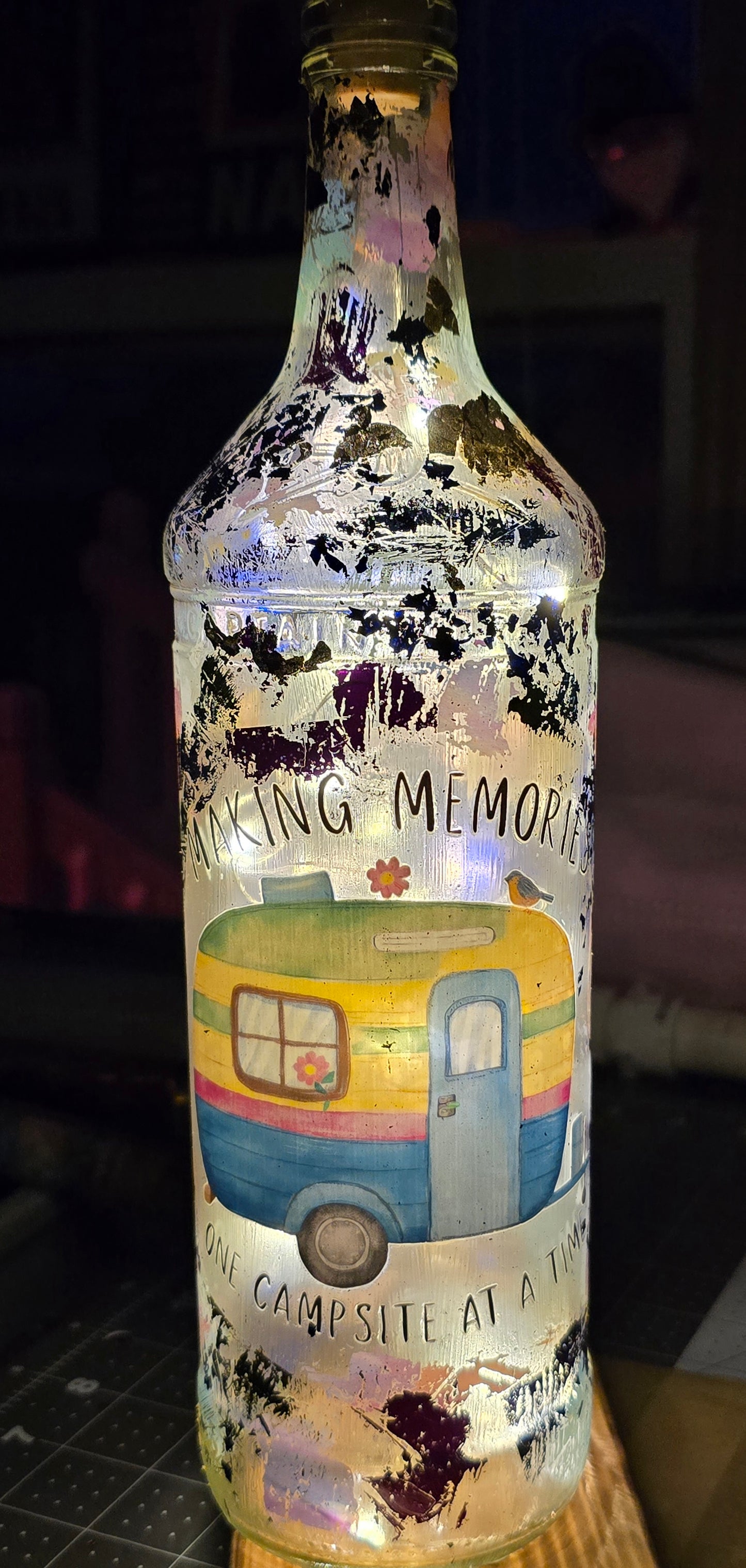 Lighted bottle-Camping